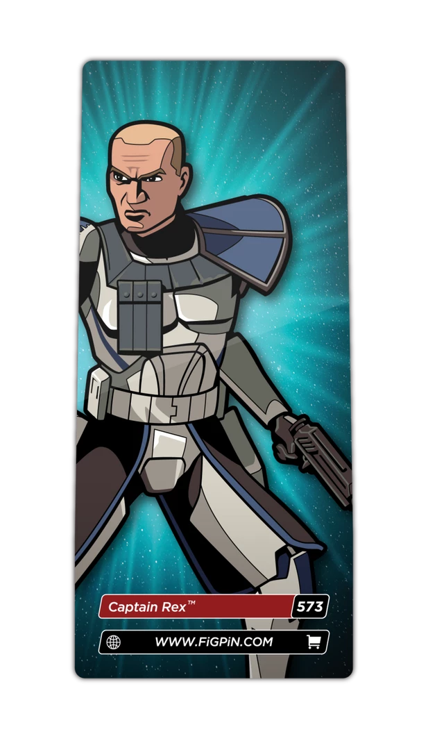 FiGPiN Star Wars The Clone Wars Captain Rex 4 FiGPiN Star Wars The Clone Wars Captain Rex