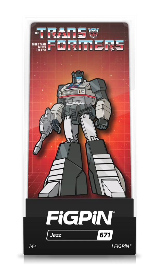 FiGPiN Transformers Autobot Jazz Limited Edition 3 FiGPiN Transformers Autobot Jazz Limited Edition