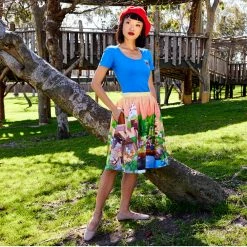 In Stock Stitch Shoppe By Loungefly Disney Snow White Fairest One Of All "Kelly" Fashion Top Shirt 23 In Stock Stitch Shoppe By Loungefly Disney Snow White Fairest One Of All