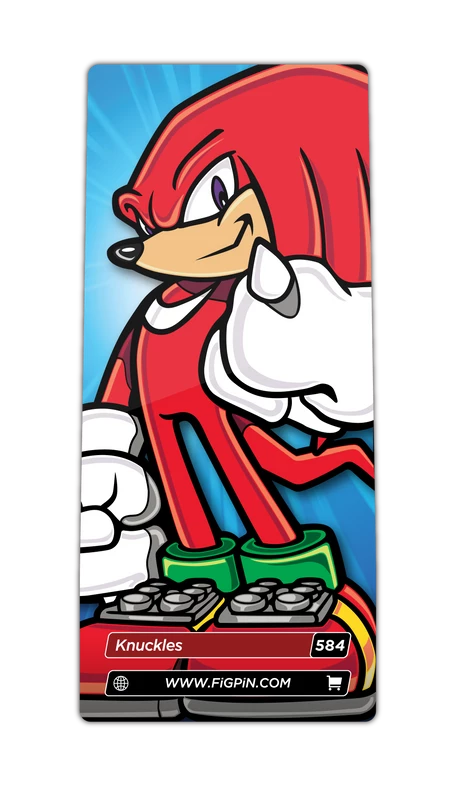 FiGPiN Sonic The Hedgehog Knuckles Limited Edition 5 FiGPiN Sonic The Hedgehog Knuckles Limited Edition