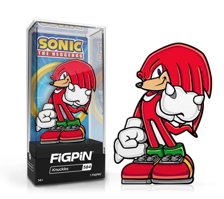 FiGPiN Sonic The Hedgehog Knuckles Limited Edition 3 FiGPiN Sonic The Hedgehog Knuckles Limited Edition