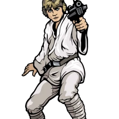 FiGPiN Star Wars A New Hope Luke Skywalker W/Blaster
