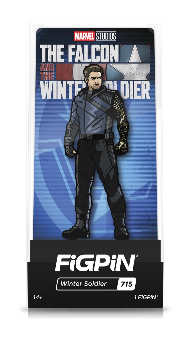FiGPiN Marvel The Falcon And The Winter Soldier - Bucky Barnes 3 FiGPiN Marvel The Falcon And The Winter Soldier - Bucky Barnes