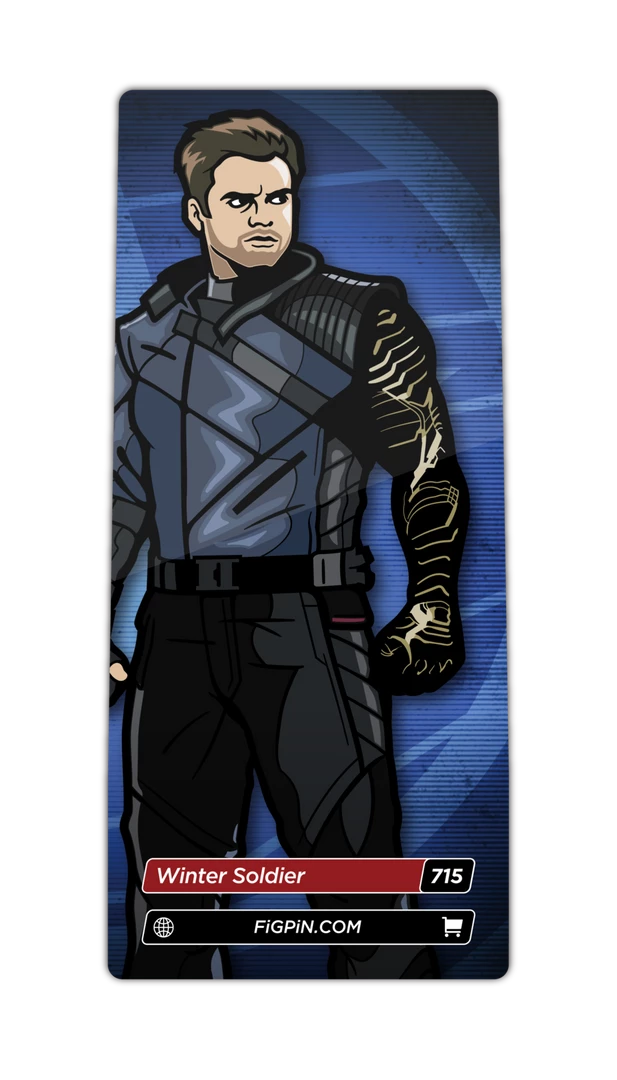 FiGPiN Marvel The Falcon And The Winter Soldier - Bucky Barnes 5 FiGPiN Marvel The Falcon And The Winter Soldier - Bucky Barnes