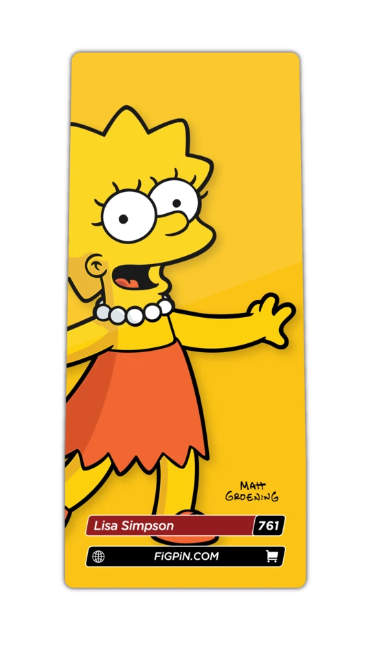 FiGPiN The Simpsons Lisa 5 FiGPiN The Simpsons Lisa