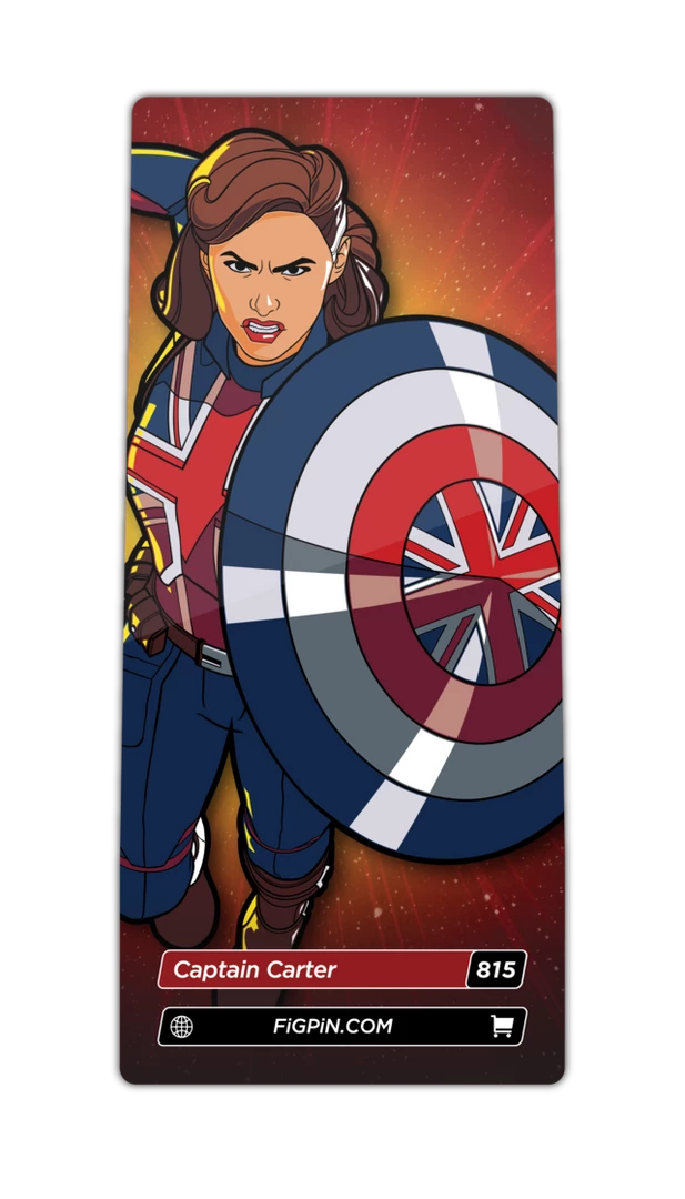FiGPiN Marvel Studios What If? Captain Carter 5 FiGPiN Marvel Studios What If? Captain Carter