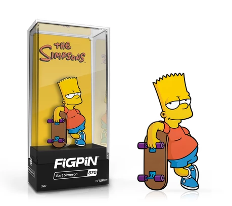 FiGPiN The Simpsons Bart W/Skateboard 3 FiGPiN The Simpsons Bart W/Skateboard