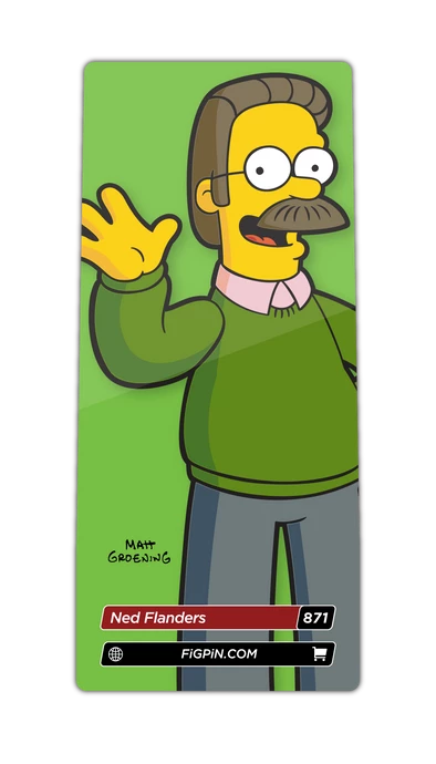 FiGPiN The Simpsons Ned Flanders 5 FiGPiN The Simpsons Ned Flanders