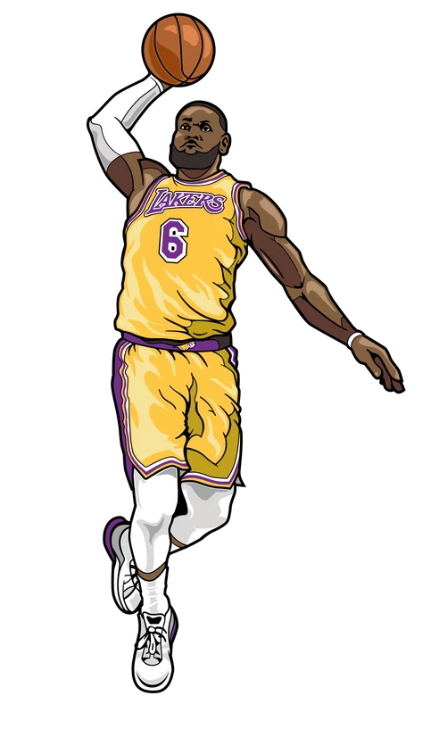FiGPiN NBA Los Angeles Lakers LeBron James 6 FiGPiN NBA Los Angeles Lakers LeBron James