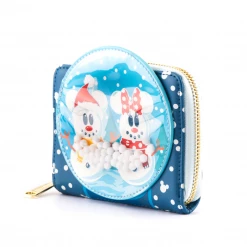 Loungefly Disney Snowman Mickey & Minnie Snow Globe Wallet