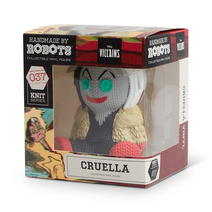 Handmade By Robots Disney 101 Dalmatians Cruella Vinyl Figure 4 Handmade By Robots Disney 101 Dalmatians Cruella Vinyl Figure