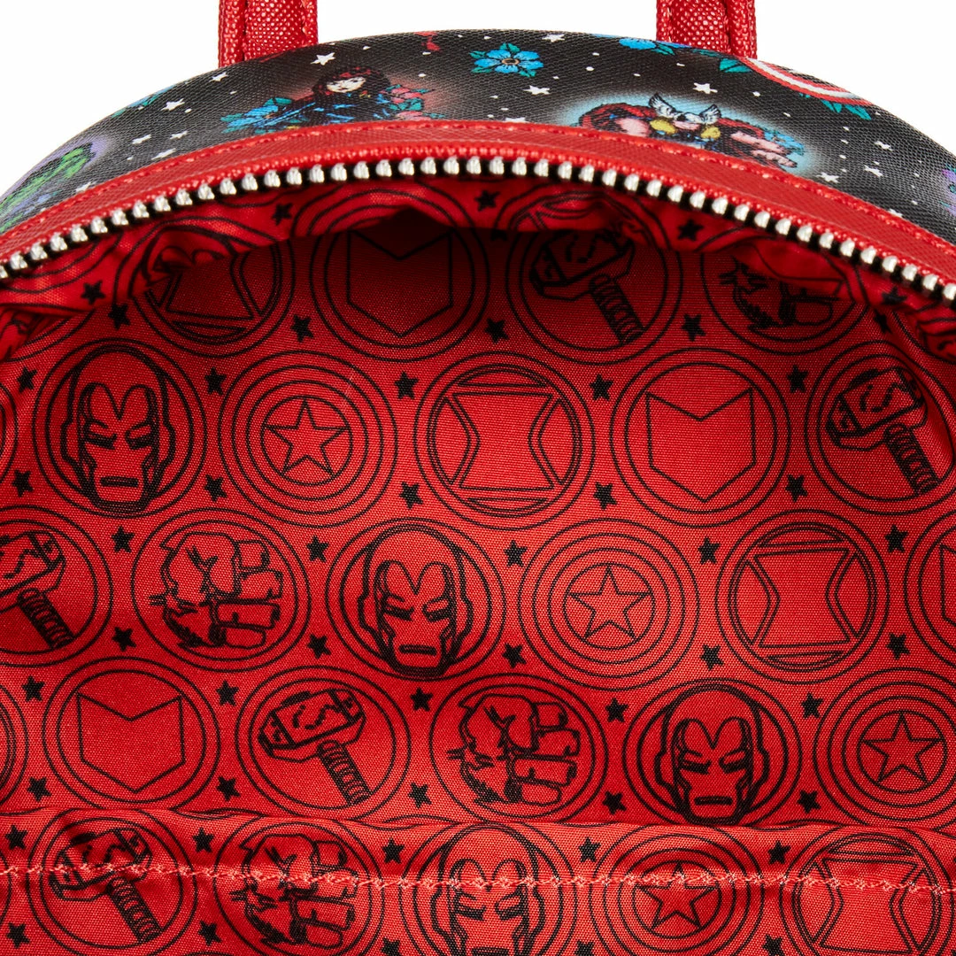 Loungefly Marvel Avengers Tattoo AOP Mini Backpack 6 Loungefly Marvel Avengers Tattoo AOP Mini Backpack