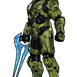 FiGPiN Xbox Halo Master Chief W/Energy Sword
