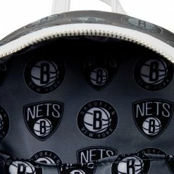 Loungefly NBA Brooklyn Nets Logo Mini Backpack