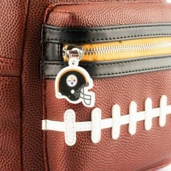 Loungefly NFL Pittsburg Steelers Pigskin Logo Mini Backpack