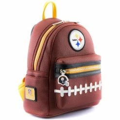 Loungefly NFL Pittsburg Steelers Pigskin Logo Mini Backpack