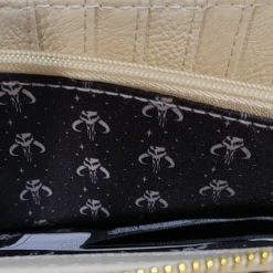 Exclusives Grotto Treasures Exclusive - Loungefly Star Wars Mandalorian Tattoo AOP Wallet