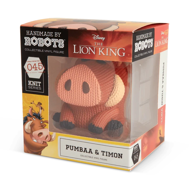 Handmade By Robots Disney The Lion King Pumba & Timon Vinyl Figure 4 Handmade By Robots Disney The Lion King Pumba & Timon Vinyl Figure