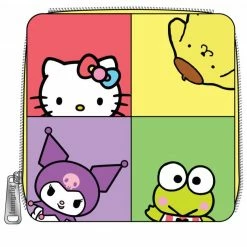(COMING SOON) Loungefly Sanrio Hello Kitty & Friends Color Block Wallet