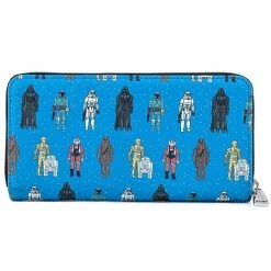Loungefly Star Wars Action Figures All Over Print Wallet