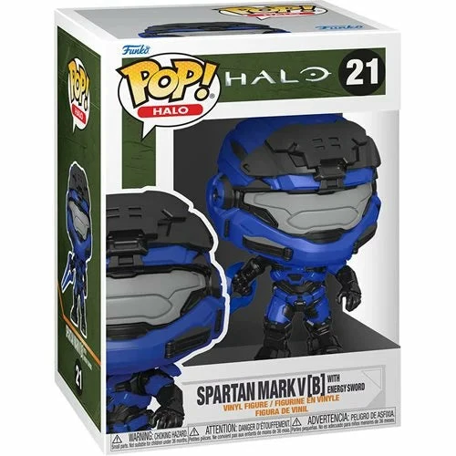 Funko Halo Infinite Mark V W/Blue Energy Sword Pop! Vinyl Figure 3 Funko Halo Infinite Mark V W/Blue Energy Sword Pop! Vinyl Figure