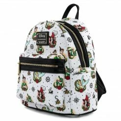 Grotto Treasures Exclusive - Loungefly Disney Peter Pan Tattoo Print Mini Backpack Exclusives