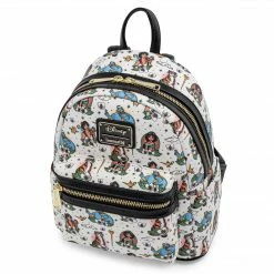 Exclusives Grotto Treasures Exclusive - Loungefly Disney Aladdin Tattoo AOP Mini Backpack
