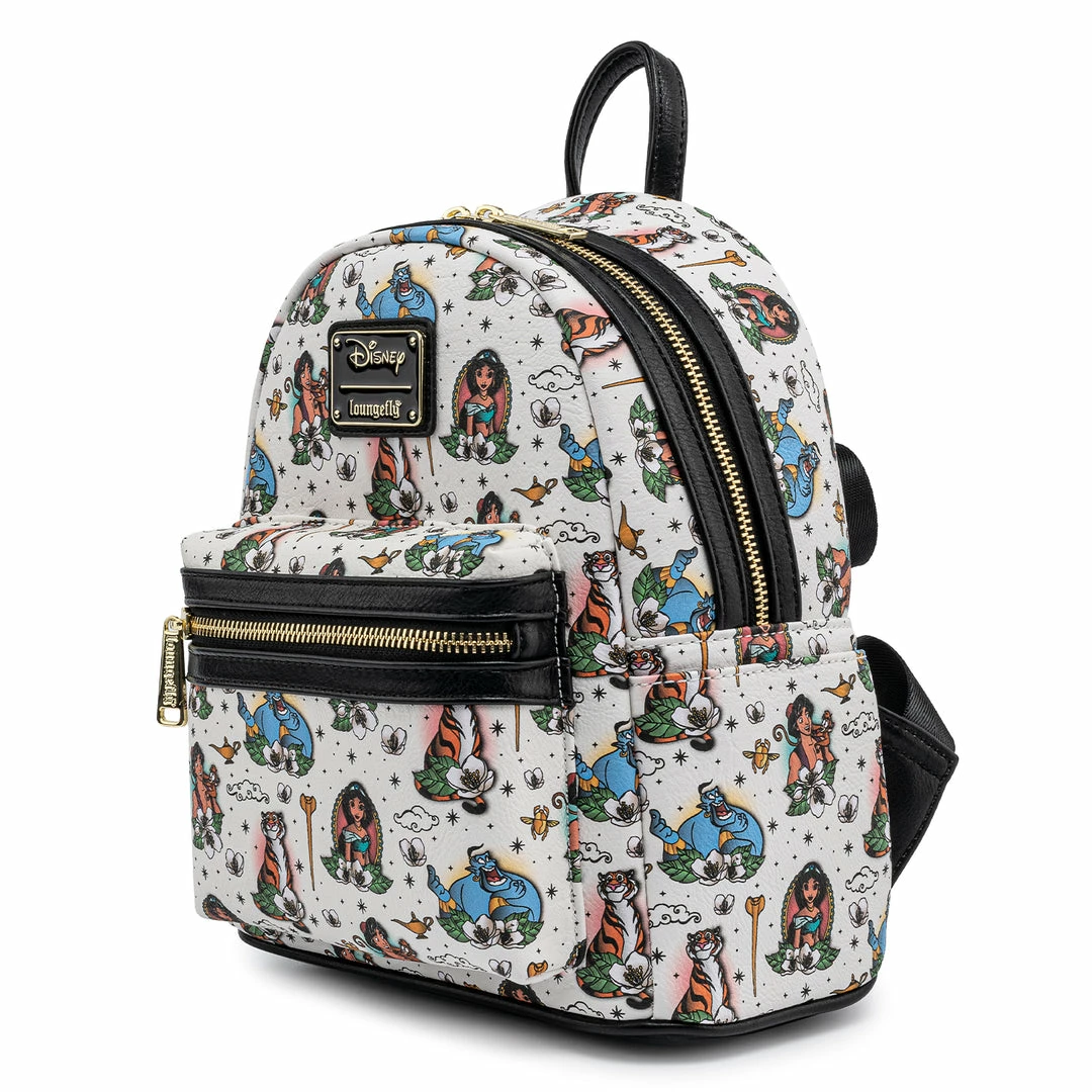Exclusives Grotto Treasures Exclusive - Loungefly Disney Aladdin Tattoo AOP Mini Backpack 8 Exclusives Grotto Treasures Exclusive - Loungefly Disney Aladdin Tattoo AOP Mini Backpack