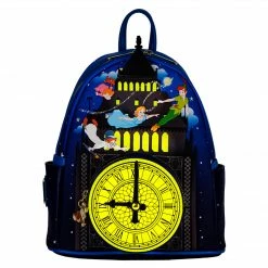 Loungefly Disney Peter Pan Glow Clock Mini Backpack