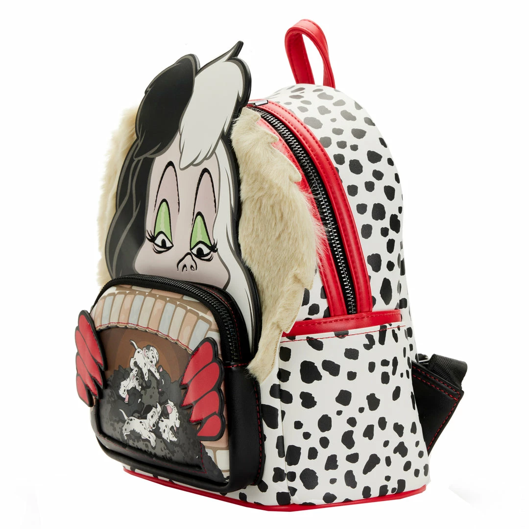 (Coming Soon) Loungefly Disney Villains Scene Series Cruella 101 Dalmatians Mini Backpack 4 (Coming Soon) Loungefly Disney Villains Scene Series Cruella 101 Dalmatians Mini Backpack