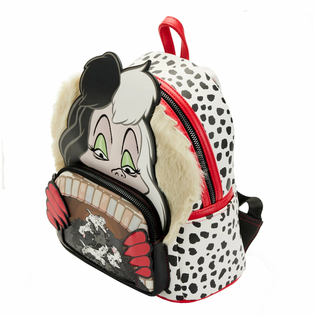 (Coming Soon) Loungefly Disney Villains Scene Series Cruella 101 Dalmatians Mini Backpack 5 (Coming Soon) Loungefly Disney Villains Scene Series Cruella 101 Dalmatians Mini Backpack