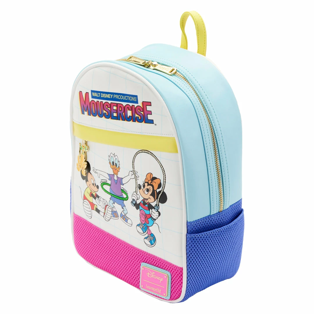 (COMING SOON) Loungefly Disney Mousercise Mini Backpack 5 (COMING SOON) Loungefly Disney Mousercise Mini Backpack