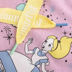 In Stock Loungefly Disney Alice In Wonderland Rabbit Hole Crop Hoodie